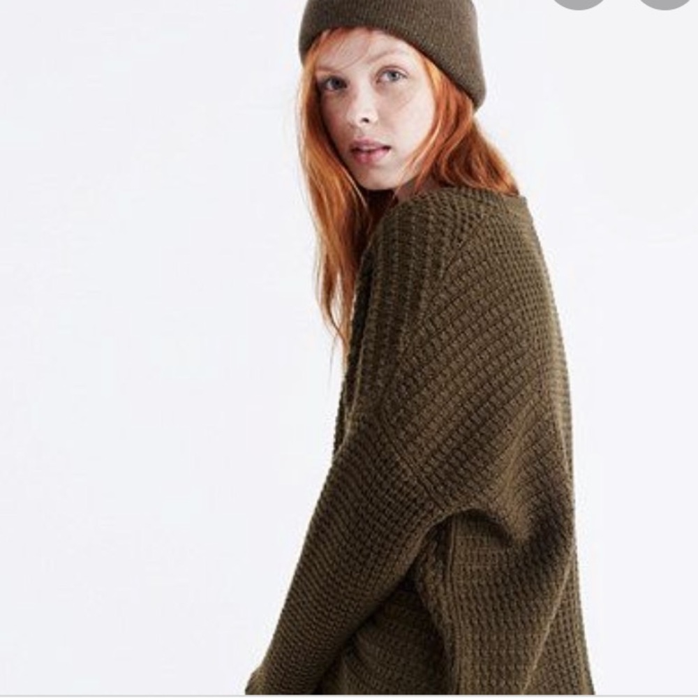 Madewell stitchmix pullover sweater